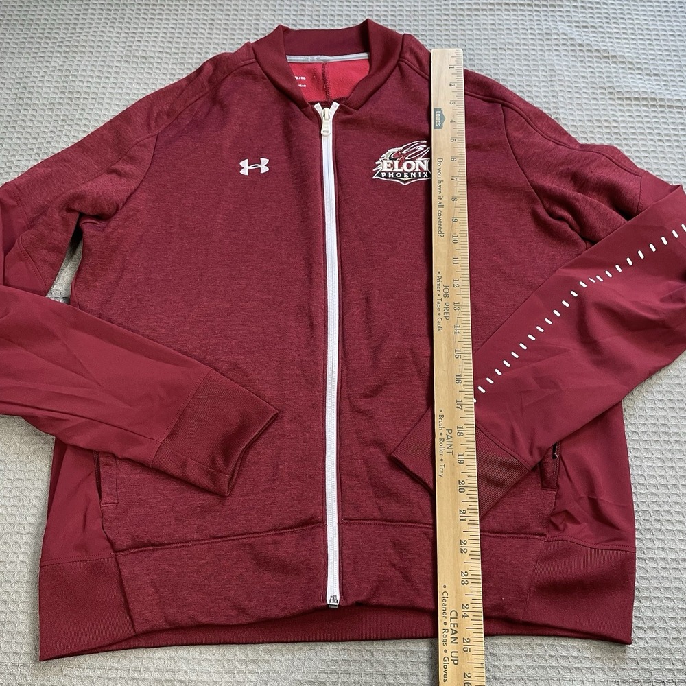 Elon University Jacket XL Womens Under Armour Qualifier Hybrid Track Full Zip - Picture 5 of 9